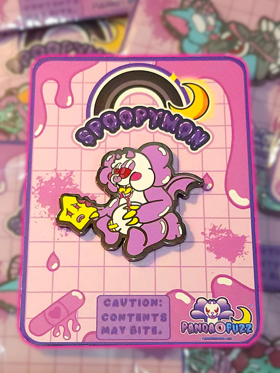 Spoopymon Enamel Pins  Creepy Cute Monster Pins