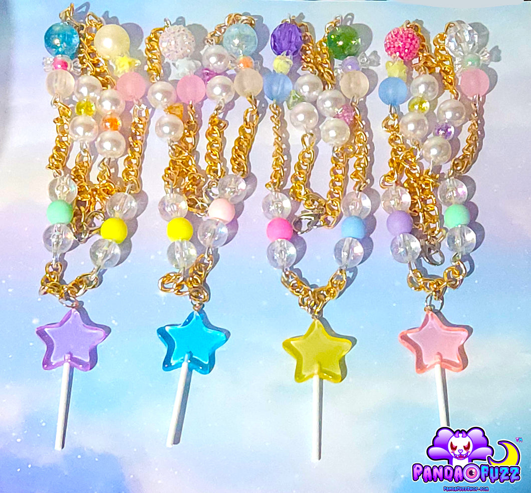 Star Wand Kawaii Fairy Kei Necklace