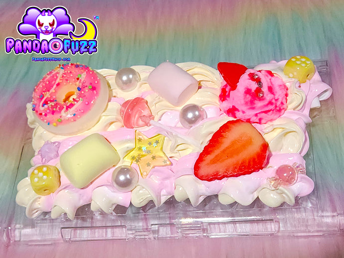 Berry Whip Delight – Strawberry Cream Decoden Case for Nintendo Switch 2