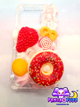 Kawaii Strawberry Doughnut Decoden IPhone 15 Pro Phone Case