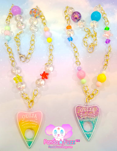 Kawaii Fairy Kei Ouija Planchette Spirit Pastel Goth Creepy Cute Necklace