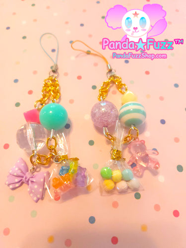 Candy and Sweets Gummy Bear Goodie Bag Keychains